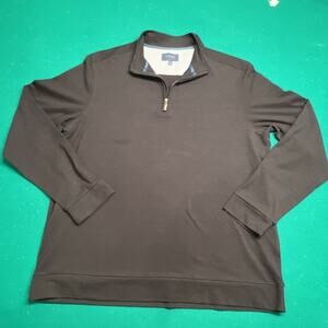 Fairlane Shirt Mens M 1/4 Zip Pullover Golf Performance Pique Texture Polo Knit